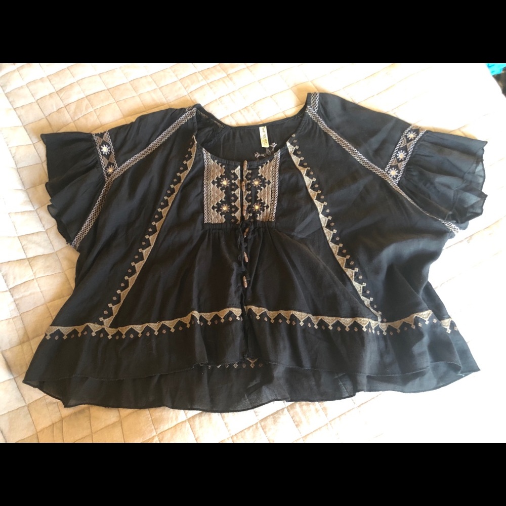 Free People Flowy Blouse